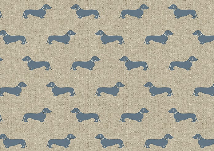 Emily Bond Peggy, True Blue - Roller Blind - Image 6